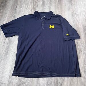 Tommy Bahama University of Michigan Polo XL supima cotton